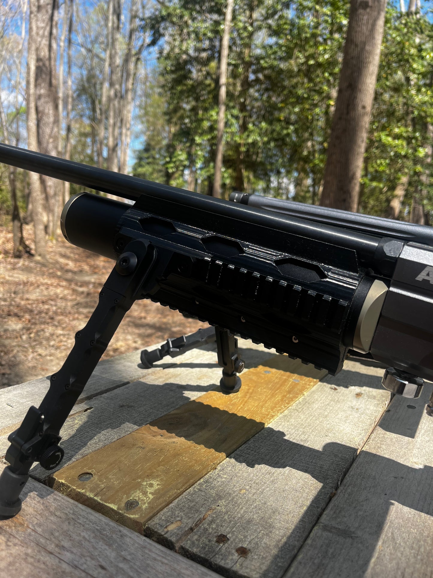 AtmoTac-tical picatinny+M-Lok Rail for AEA/Bintac Airguns 8”