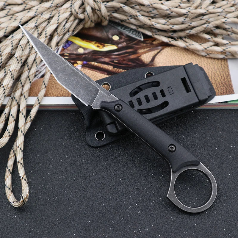 Survival Hunting Knife  Csgo Karambit Knifes 440C Fixed Blade G10 Handle Tactical Knives Utility EDC Tool for Outdoor Camping