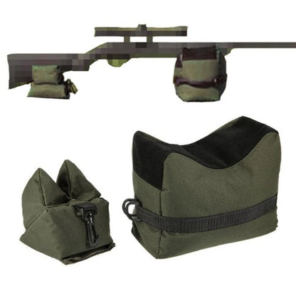 Outdoor Bike Front Rear Bag Support Rifle Sandbag Set Portable Sniper Hunting Tactical Gun Rest Target Stand CS Shooting Bag